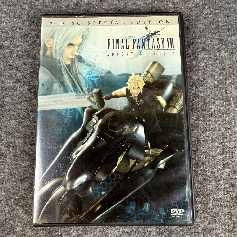 Final Fantasy VII: Advent Children Special Edition DVD 2005 Anime Sony Pictures